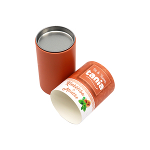 Contenitore Ecologico Biodegradabile in <span class=keywords><strong>Cartone</strong></span> Rotondo per Tè, Caffè e Gelato, Stampa Personalizzabile, Dimensioni Personalizzabili - Product Image 6