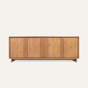 Aparador Moderno de Madera de Teca Sólida con Diseño Ecológico y Duradero para Comedor y Uso en Hoteles - Product Image 1