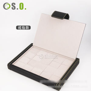 Estuche de Viaje para Joyas de Lujo de Alta Calidad, Caja Organizadora de Joyas de Cuero Funcional de Gran Capacidad con Imán - Product Image 5