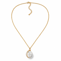 Collier pendentif en turquoise blanche naturelle, enroulé sur fil, chaîne en acier inoxydable, à porter au quotidien, cadeau