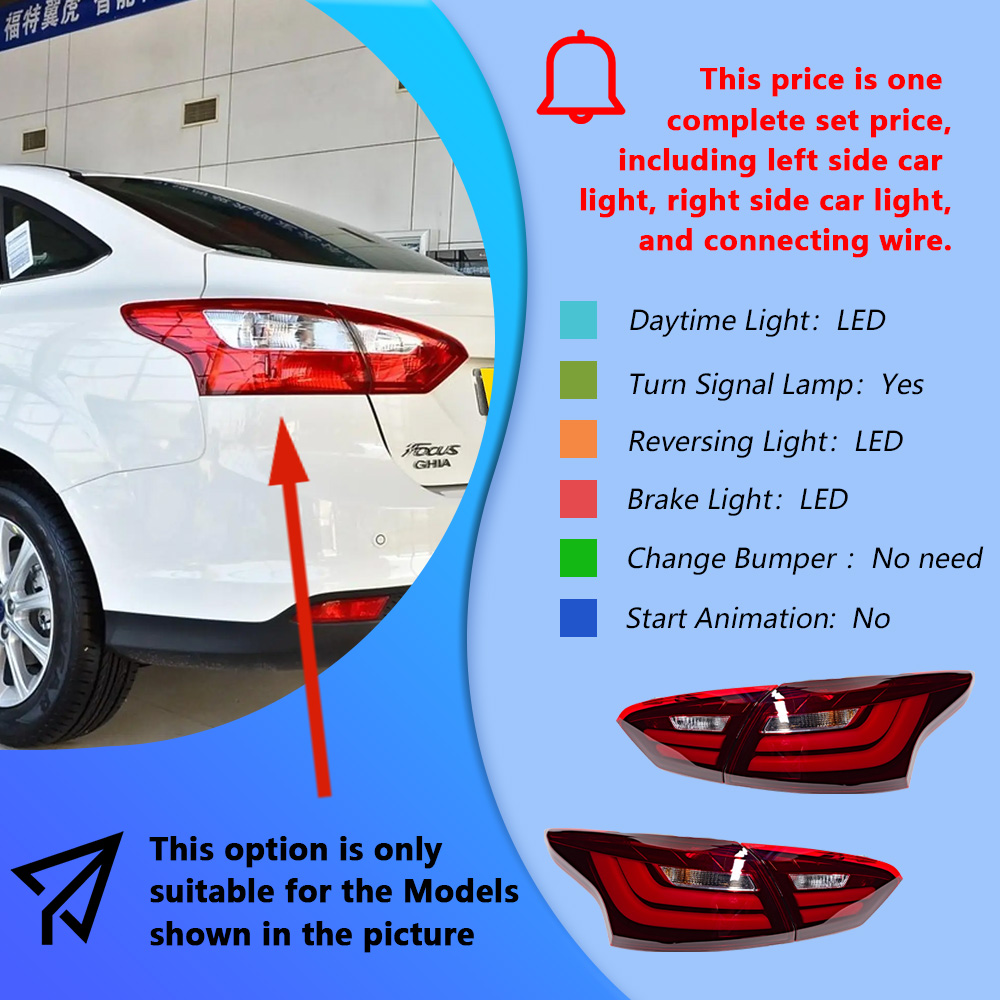 Fanale posteriore un set