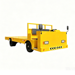 รถเข็นไฟฟ้าแบบพื้นเรียบ 220V ชาร์จไฟโดยตรง ระยะทางวิ่ง 45 กม. ยางตัน/ยางลม สำหรับขนย้ายในโรงงาน โครงสร้างเหล็กทั้งหมด - Product Image 3