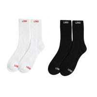 Chaussettes de sport personnalisées avec logo, vente en gros, chaussettes de course athlétiques respirantes, chaussettes de compression OEM ODM