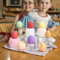 Molde de Silicona 3D con Forma de Fruta para Helados, Molde para Chocolate con Forma de Frambuesa, Molde para Fondant de Mango y Fresa, Decoración de Pasteles