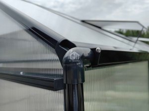 Serre en alliage d'aluminium PRO de 10 pieds de large - Portes à double battant et grandes ouvertures de toit pour jardin domestique/pépinière - Product Image 5