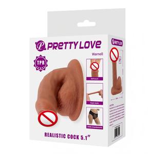 <span class=keywords><strong>PrettyLove</strong></span> – gode réaliste en TPR souple, avec ventouse puissante, jouet sexuel pour femmes, BW-008136N - Product Image 3