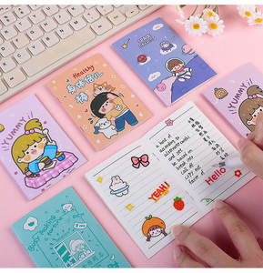 Cuaderno de <span class=keywords><strong>Bolsillo</strong></span> Personalizado, Simple, Pequeño, de Papel, con Dibujos Animados, Mini Libreta Promocional, Premios para Estudiantes de Primaria, Regalo - Product Image 6