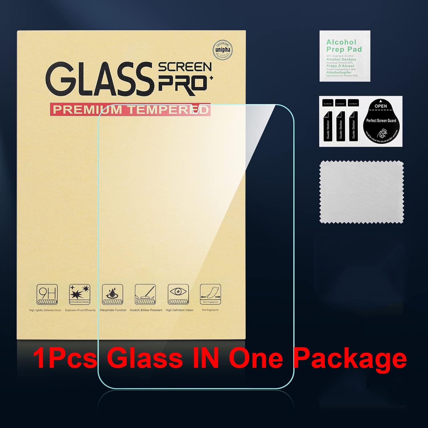 Verre de couleur violette (avec emballage de vente au détail)