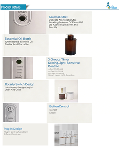 Peralatan Minyak Aroma Produk Baru Kelas Atas <span class=keywords><strong>2026</strong></span> Penyemprot Aroma Pewangi Minyak Parfum <span class=keywords><strong>Nebulizer</strong></span> - Product Image 5