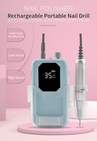 Perceuse à ongles électrique professionnelle rechargeable, prix bas, perceuse à ongles sans fil portable, 35000 tr/min