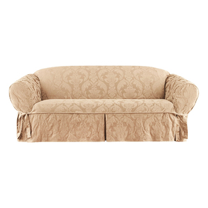 Offre Spéciale <span class=keywords><strong>3</strong></span> places Advanced Luxury 3D Jacquard Damask Design Floral Sofa Slipcover Housse de protection - Product Image 5