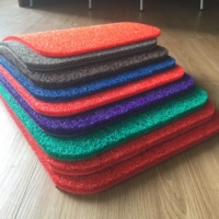 Tapis en rouleau antidérapant en PVC épais, motif puzzle, pour voiture, adapté aux animaux domestiques, réversible