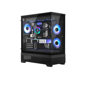 PC-Spiele tasche aus gehärtetem Glas Gaming-Computer gehäuse Full Tower Computer-Chassis ATX-Spiele tasche