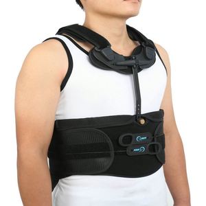 Dispositif de traction lombaire, ceinture de soutien lombaire, attelle de fixation pour la hernie discale intervertebrale lombaire pour la région thoracolombaire - Product Image 1