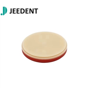 Blocs de <span class=keywords><strong>résine</strong></span> PMMA double couche vierges pour usage dentaire, disques de 98 mm de haute qualité pour couronnes temporaires et laboratoires dentaires - Product Image 2