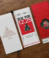 Cartes de remerciement personnalisées pour mariage et Noël, cadeaux personnalisés avec des matériaux en carton et en carton double face
