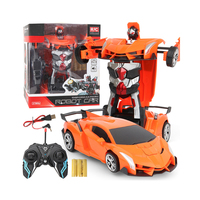 Mobil Remote Control Deformasi, Mobil RC Isi Ulang, Robot Transformasi Mobil Listrik, Mainan Anak Laki-laki