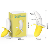 Vibrador de clítoris en forma de plátano alimentado por USB, consolador estimulador vaginal de punto G, masturbador femenino, juguete sexual para adultos para mujeres