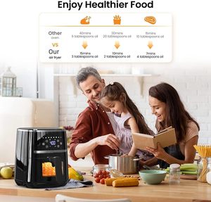 Nueva Freidora de Aire Eléctrica Digital 2024, Horno de 7L sin Aceite, Electrodoméstico Profesional para el Hogar, Pantalla LCD, Ventana de Observación LED - Product Image 4