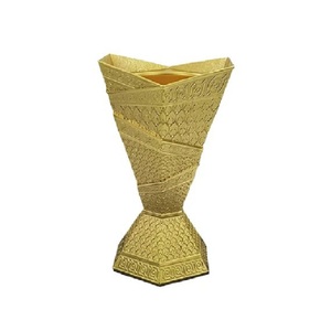 Quemador de Incienso de Metal Dorado de Lujo, Diseño Único, Organizador de Fragancias, Difusor para Hoteles y Cafeterías - Product Image 3