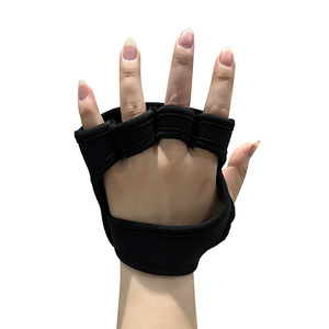 2026 Custom Logo Workout Gloves <b>Half</b> Finger Cycling Gym Gloves for Men and Women Fitness Weight Lifting Pink Color - Product Image 4