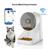 Distributeur automatique de nourriture pour chats de haute qualité, sans fil, Wifi, réglable, intelligent, pour l'alimentation quotidienne à domicile