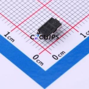 GT-TC060A-H027-L1 Tactile Switch SMD,3.7x6.1mm Switch Single Pole Single Throw Rectangle Button 1.6N Vertical Mount - Product Image 2