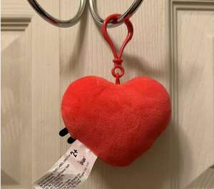 Barato personalizado vermelho coração macio pelúcia recheado mini boneca do amor - Product Image 3