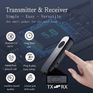 Récepteur émetteur <span class=keywords><strong>Bluetooth</strong></span> GS2 3.5mm <span class=keywords><strong>Jack</strong></span> Aux V5.0 pour <span class=keywords><strong>TV</strong></span> vers écouteurs sans fil - Product Image 3