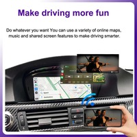 Écran multimédia automobile sans fil CarPlay Android Auto 8,8 pouces pour BMW Série 5 E60/E61 & Série 6 E62/E63 Linux 2006-2011 CCC/CIC