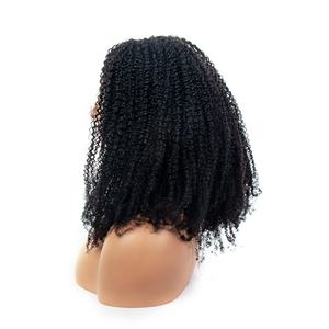 Perruques de Cheveux Humains Bouclés <span class=keywords><strong>Kinky</strong></span> 4B4C en U pour Femmes Noires, Perruque Brésilienne Afro Bouclée en V Cheveux Humains Densité 150% Vente en Gros - Product Image 5