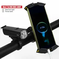 Machfally su geçirmez 1000 yüksek lümen USB şarj edilebilir güç banka ön ışık bisiklet kir led bisiklet far