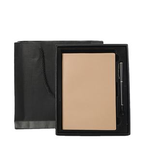 Regalos para reuniones de negocios Cuaderno de impresión en color negro setNavy <span class=keywords><strong>bluegold</strong></span> stampingsuppliercustom colorgold Edge - Product Image 3