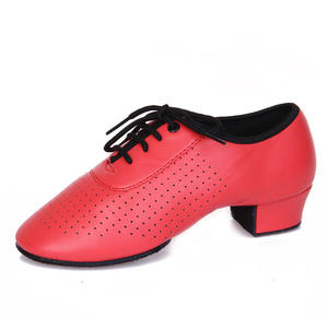Chaussures de <span class=keywords><strong>danse</strong></span> latine pour filles Chaussures de <span class=keywords><strong>danse</strong></span> à lacets pour salle de bal Modern Salsa Rhythm Teaching Practice Dance Shoes - Product Image 3