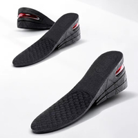 Semelles intérieures invisibles rehaussantes avec coussin d'air et talon compensé pour hommes et femmes, antidérapantes, plantillas para zapatos