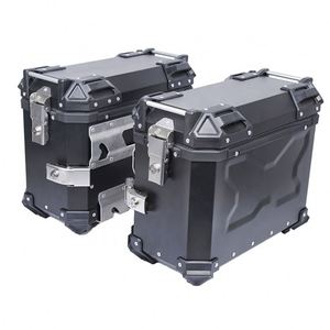 Caja Lateral de Aleación de Aluminio para Motocicleta, Carcasa Trasera de 38L con Diseño de X - Product Image 5