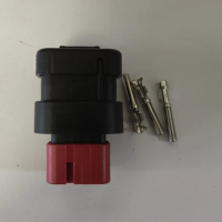 Kit de Conectores Automotrices de Plástico Deutsch DJ7037C-1.5-21 con Terminales de Soldadura