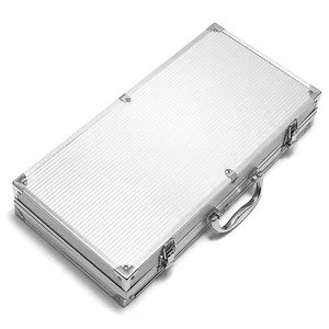 Mục Q1-235 Hot Bán thịt nướng phụ kiện 10 cái ngoài trời di động <span class=keywords><strong>BBQ</strong></span> grills <span class=keywords><strong>BBQ</strong></span> công cụ thiết lập với nhôm trường hợp - Product Image 6