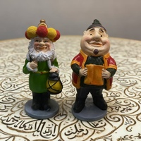 Figurines en résine artistiques faites à la main sur mesure en gros, décorations du Ramadan 2025 pour la maison et le bureau, forme animale peinte à la main