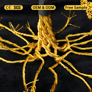 Hand Made Natural Healing DIY Folk Crafts Golden Plated Copper Wrapped Money <b>Tree</b> for Fengshui - Product Image 4