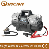 400L 12V Portable Heavy Duty Car Tyre Pump 4 Cylinder Metal Car Tire Inflator Compressor