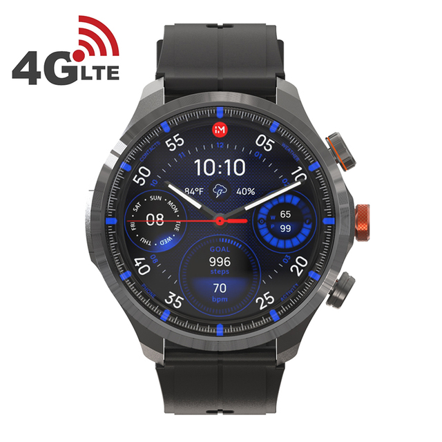 2025 New 920Mah Big Battery Outdoor Sport Smart Watches Bt Calling Camera Smartwatch Waterproof 4G Gps Smart Watch Gift Box