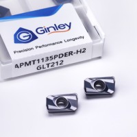 Plaquettes de fraisage en carbure de tungstène APMT1604PDER APMT11355PDER M2 H2, inserts de fraisage CNC à alimentation rapide APMT1604 APMT1135 APMT