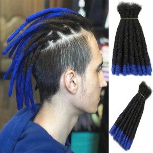 Peluca trenzada <span class=keywords><strong>para</strong></span> <span class=keywords><strong>hombres</strong></span> y mujeres, <span class=keywords><strong>extensiones</strong></span> <span class=keywords><strong>de</strong></span> cabello sintético <span class=keywords><strong>de</strong></span> 10 pulgadas, estilo Hip Hop Reggae - Product Image 6