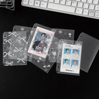 Zipless Cash Enveloppes M5 Poches de reliure Frost Pp Planner Inserts Protecteurs de feuilles pour 5 reliures à anneaux Organisateur Accessoires