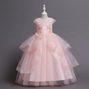 Elegante vestido <span class=keywords><strong>de</strong></span> boda <span class=keywords><strong>de</strong></span> flores y Navidad para niña, estampado <span class=keywords><strong>de</strong></span> encaje Formal, blanco, fiesta, graduación, larga comunión, <span class=keywords><strong>2022</strong></span> - Product Image 5