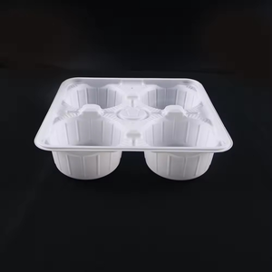 Recién llegado, taza de jugo con impresión de logotipo personalizado, 16oz, 24oz, 32oz, bebida fría transparente, vasos de plástico desechables para mascotas, bandeja, soporte de plástico - Product Image 3