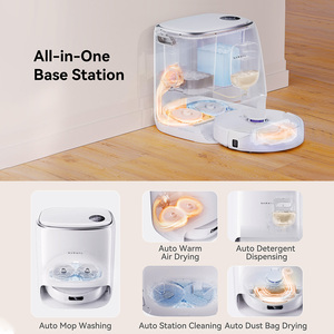 Narwal làm sạch Robot narwal Robot chân không narwal freo x siêu tự rỗng lau tự động làm khô cạnh làm sạch 8200PA - Product Image 4