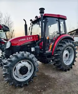 זול YTO LX904 טרקטורים חקלאיים משומשים עם הנעה 4 גלגלים לחקלאות