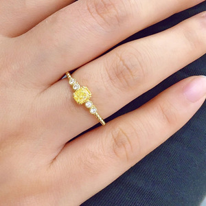 Anillo Cuadrado Geométrico de Cobre, Clásico y Elegante, Joyería Moderna para Mujer, Uso Diario - Product Image 3
